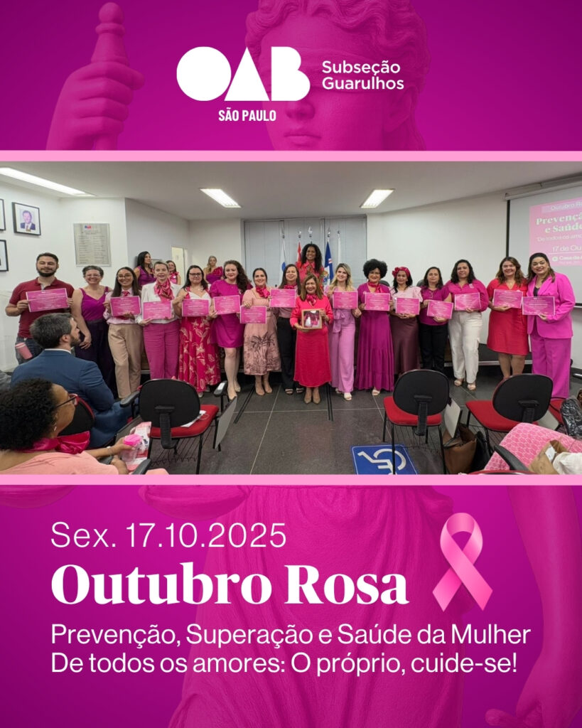 Leia mais sobre o artigo Evento Outubro Rosa – “Prevenção, Superação e Saúde da Mulher – De todos os amores: o próprio, cuide-se”