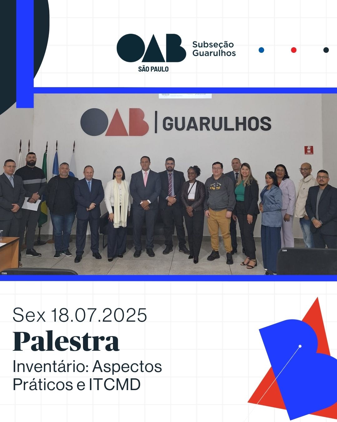 No momento, você está visualizando Palestra Inventário: Aspectos Práticos e ITCMD