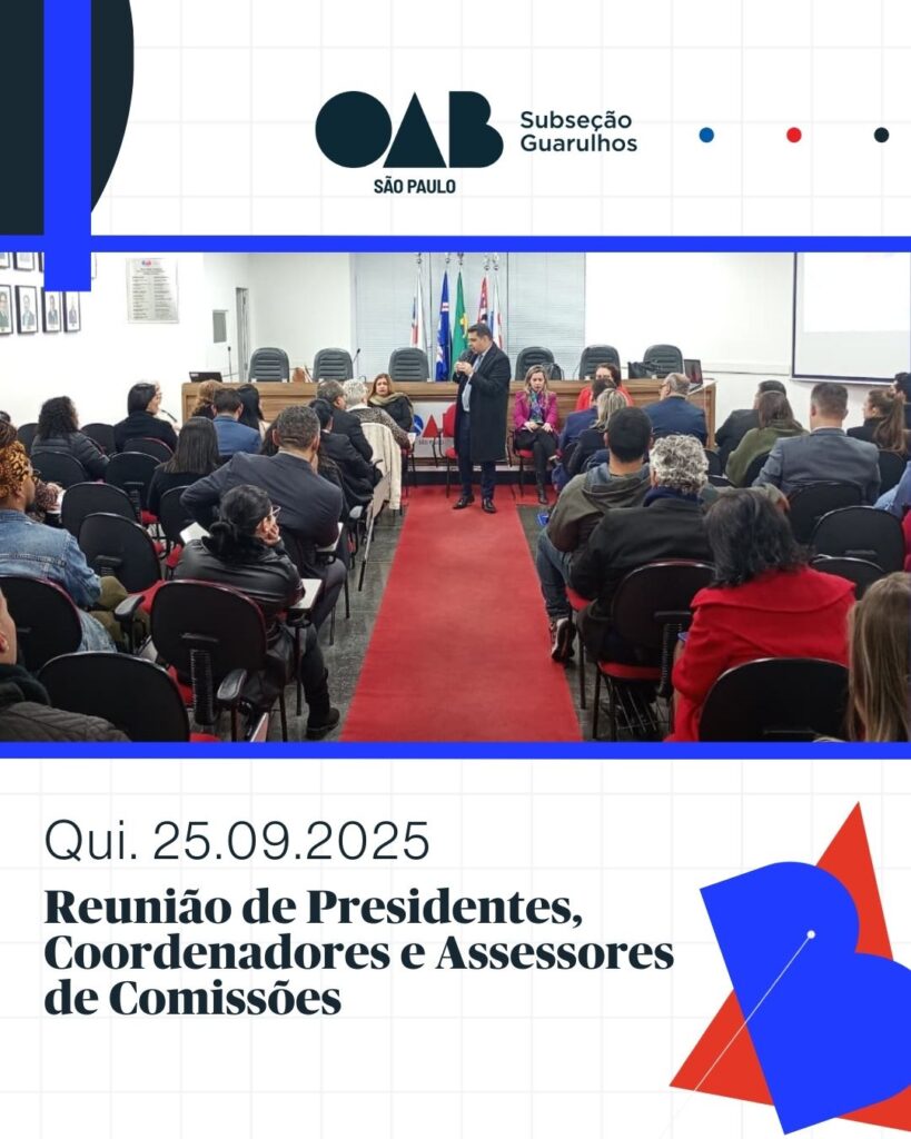 Leia mais sobre o artigo Reunião de Presidentes, Coordenadores e Assessores  – Setembro/2025