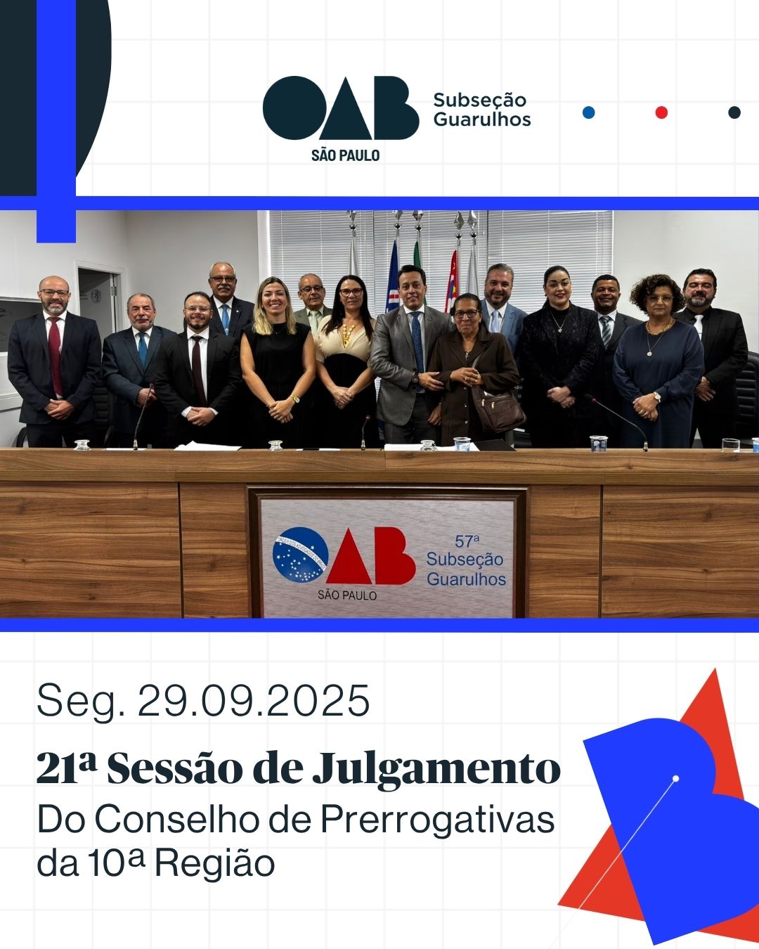 No momento, você está visualizando 21ª Sessão de Julgamento do Conselho de Prerrogativas da 10ª Região