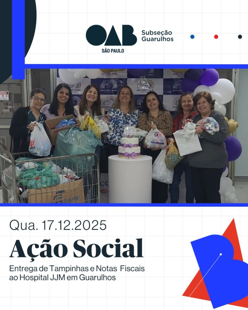 Leia mais sobre o artigo Entrega de tampinhas plásticas e notas fiscais ao Hospital JJM, em Guarulhos