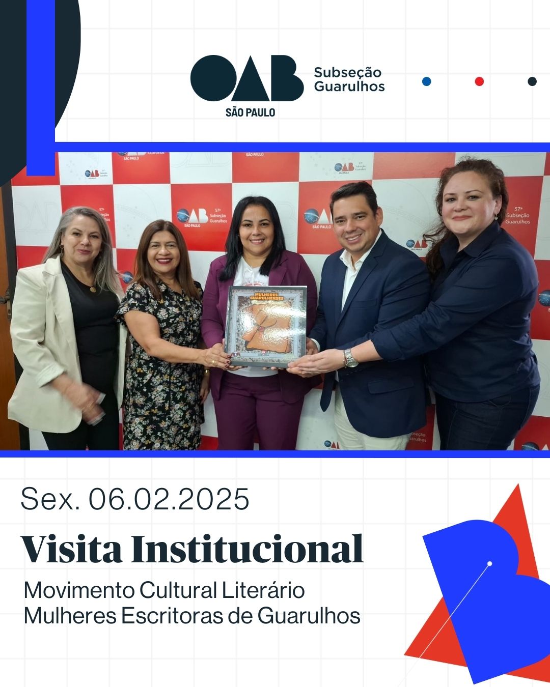 No momento, você está visualizando  OAB Guarulhos recebe exemplar da obra “Mulheres Guarulhenses – Resgatando Memórias”