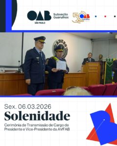 Leia mais sobre o artigo Comissão de Segurança pública esteve presente na Cerimônia de Transmissão de Cargo de Presidente e Vice-Presidente da AVFAB 