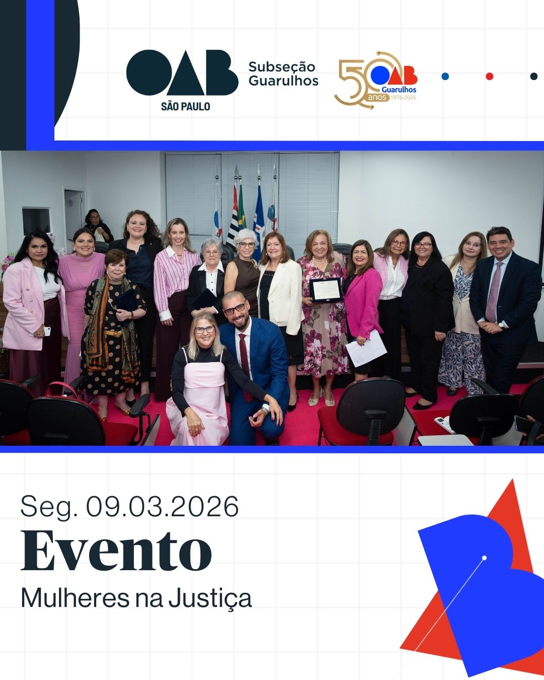 No momento, você está visualizando Evento Mulheres na Justiça – Em comemoração ao Dia Internacional da Mulher