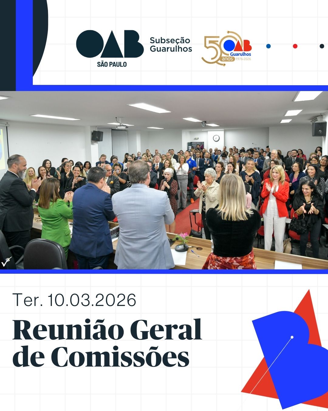 No momento, você está visualizando Primeira Reunião Geral de Comissões de 2026