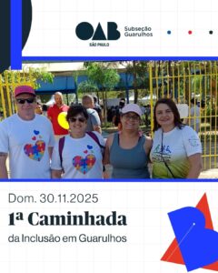 Leia mais sobre o artigo Comissão de Cultura – Núcleo de Defesa dos Direitos dos Autistas, participou da 1ª Caminhada Inclusiva de Guarulhos