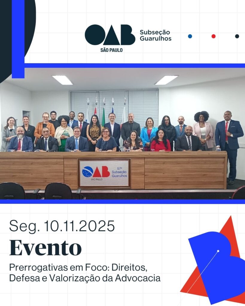 Leia mais sobre o artigo Evento “Prerrogativas em Foco: Direitos, Defesa e Valorização da Advocacia – Um olhar pedagógico para a consciência e valorização da classe”