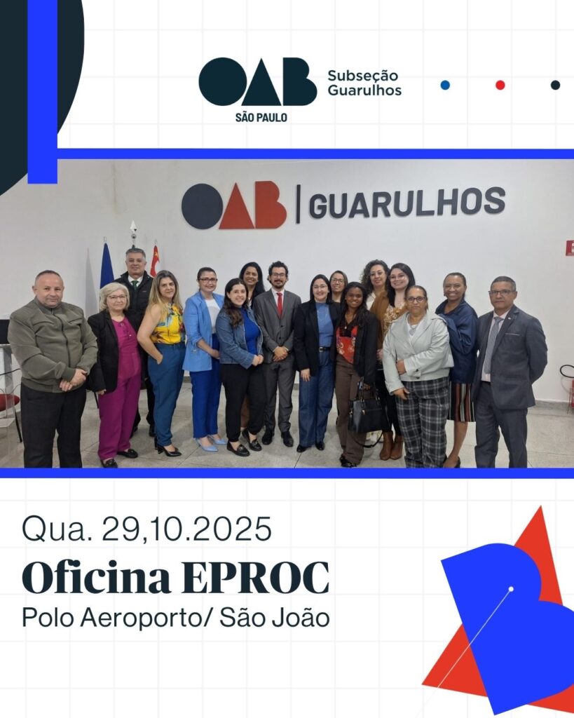 Leia mais sobre o artigo ESA Núcleo Guarulhos, realizou no Polo Aeroporto/São João, o curso de capacitação “Oficina EPROC”