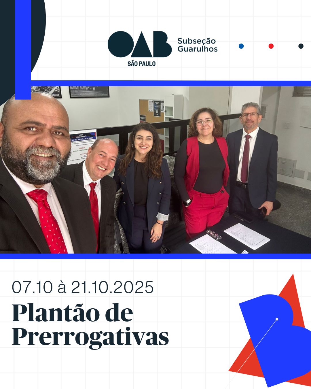 No momento, você está visualizando Plantões Especiais – “Prerrogativas em Ação”