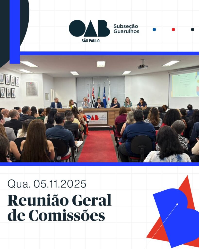 Leia mais sobre o artigo Reunião Geral de Comissões – Novembro/2025
