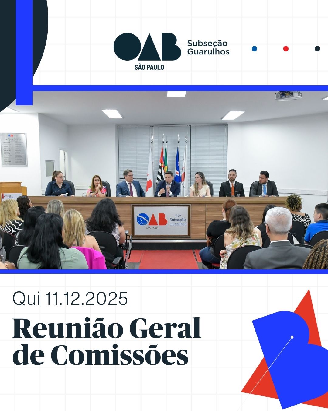 No momento, você está visualizando Reunião Geral de Comissões – Dezembro 2025