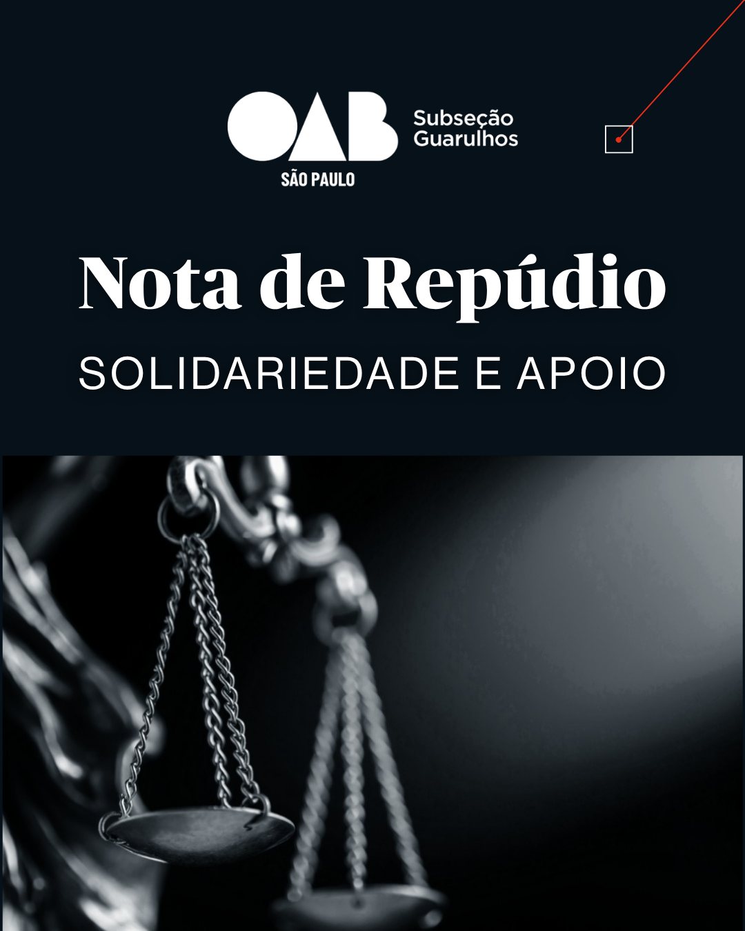 No momento, você está visualizando NOTA DE REPÚDIO – Solidariedade e Apoio