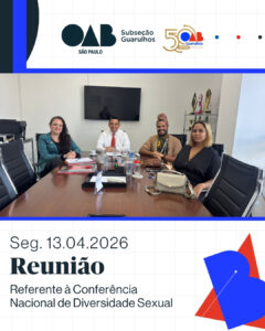Leia mais sobre o artigo Reunião sobre a Conferência Nacional de Diversidade Sexual