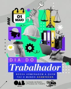 Leia mais sobre o artigo 1 de maio – Dia do Trabalhador