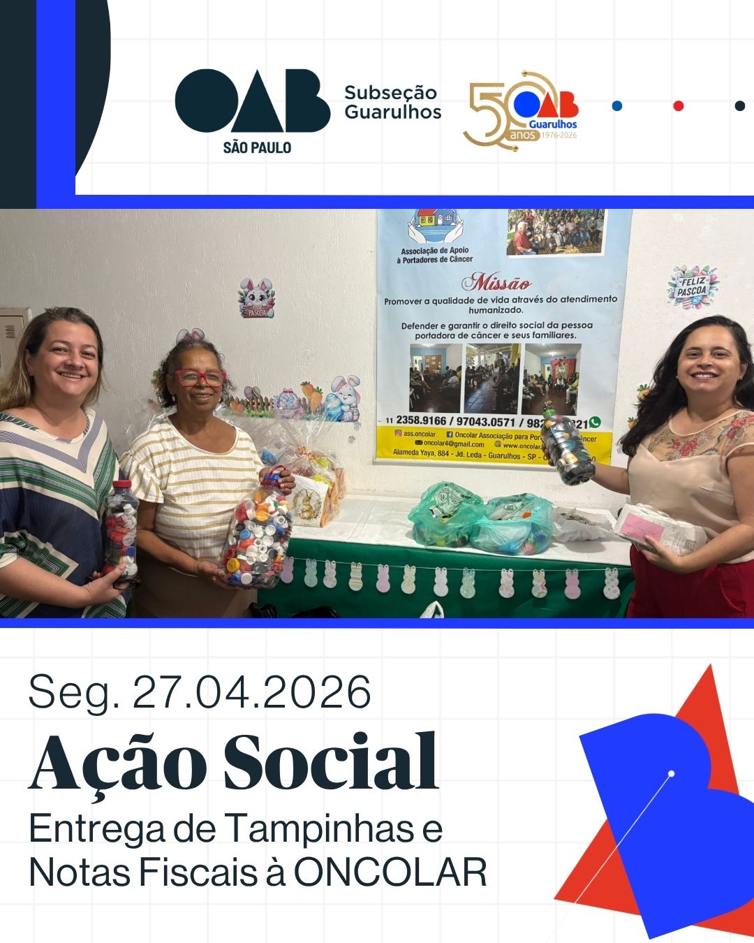 No momento, você está visualizando Ação Social ONCOLAR