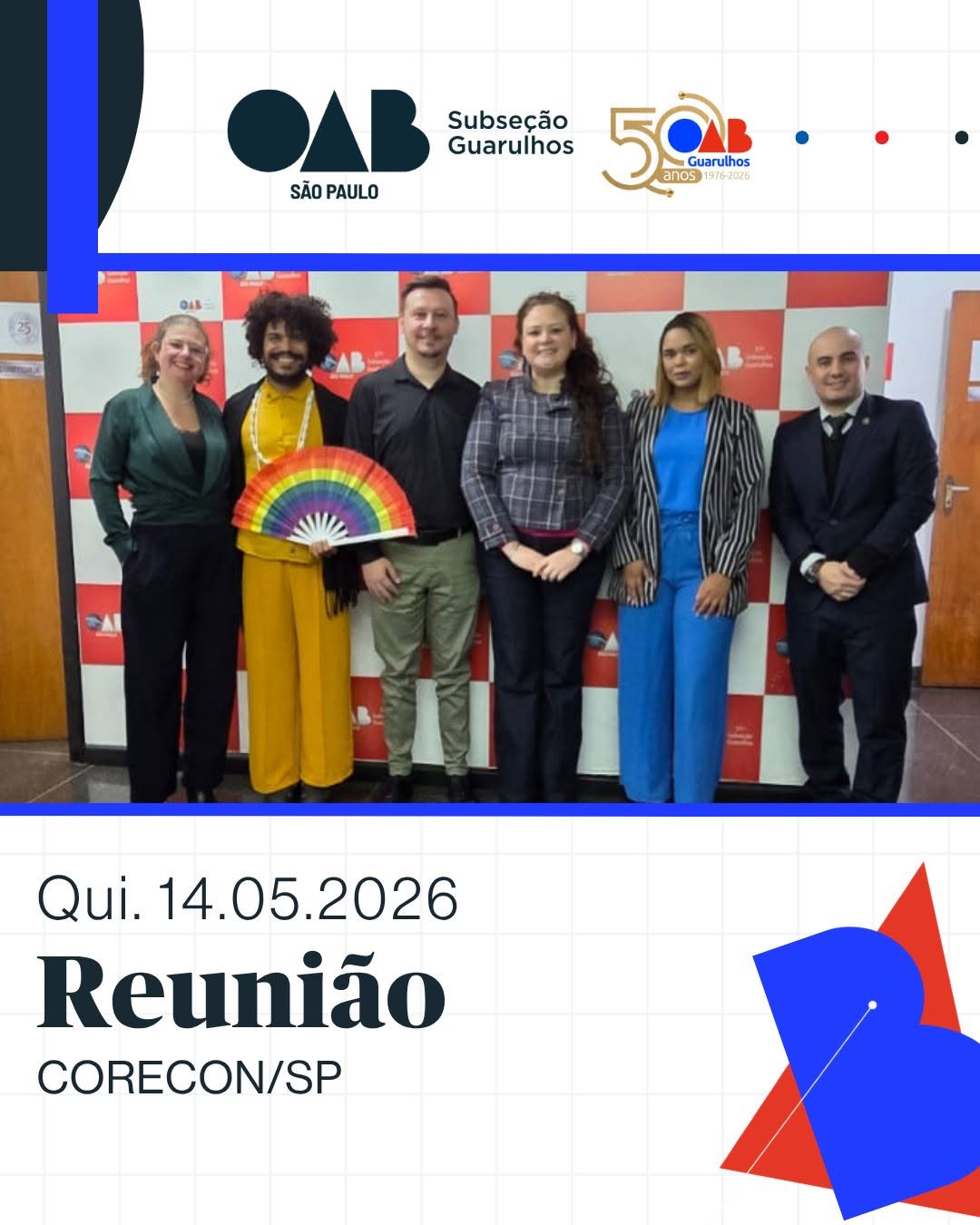 No momento, você está visualizando Comissão de Diversidade Sexual e de Gênero da OAB Guarulhos, realizou importante reunião institucional com representantes do CORECON/SP