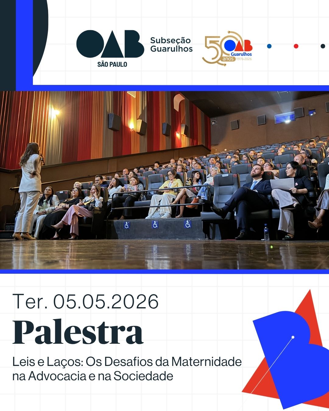 No momento, você está visualizando Palestra: Leis e Laços: Os Desafios da Maternidade na Advocacia e na Sociedade