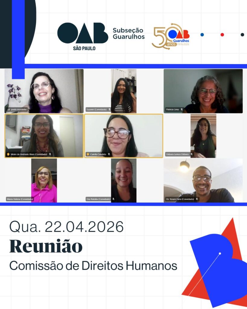 Leia mais sobre o artigo Reunião Comissão de Direitos Humanos
