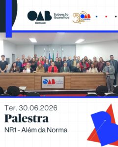 Leia mais sobre o artigo Palestra: “NR-1 – Além da Norma” 