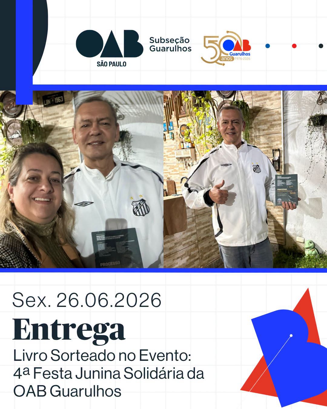No momento, você está visualizando Entrega de Livro Sorteado na 4ª Festa Junina Solidaria 