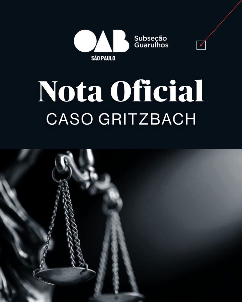 Leia mais sobre o artigo Nota Oficial Caso Gritzbach