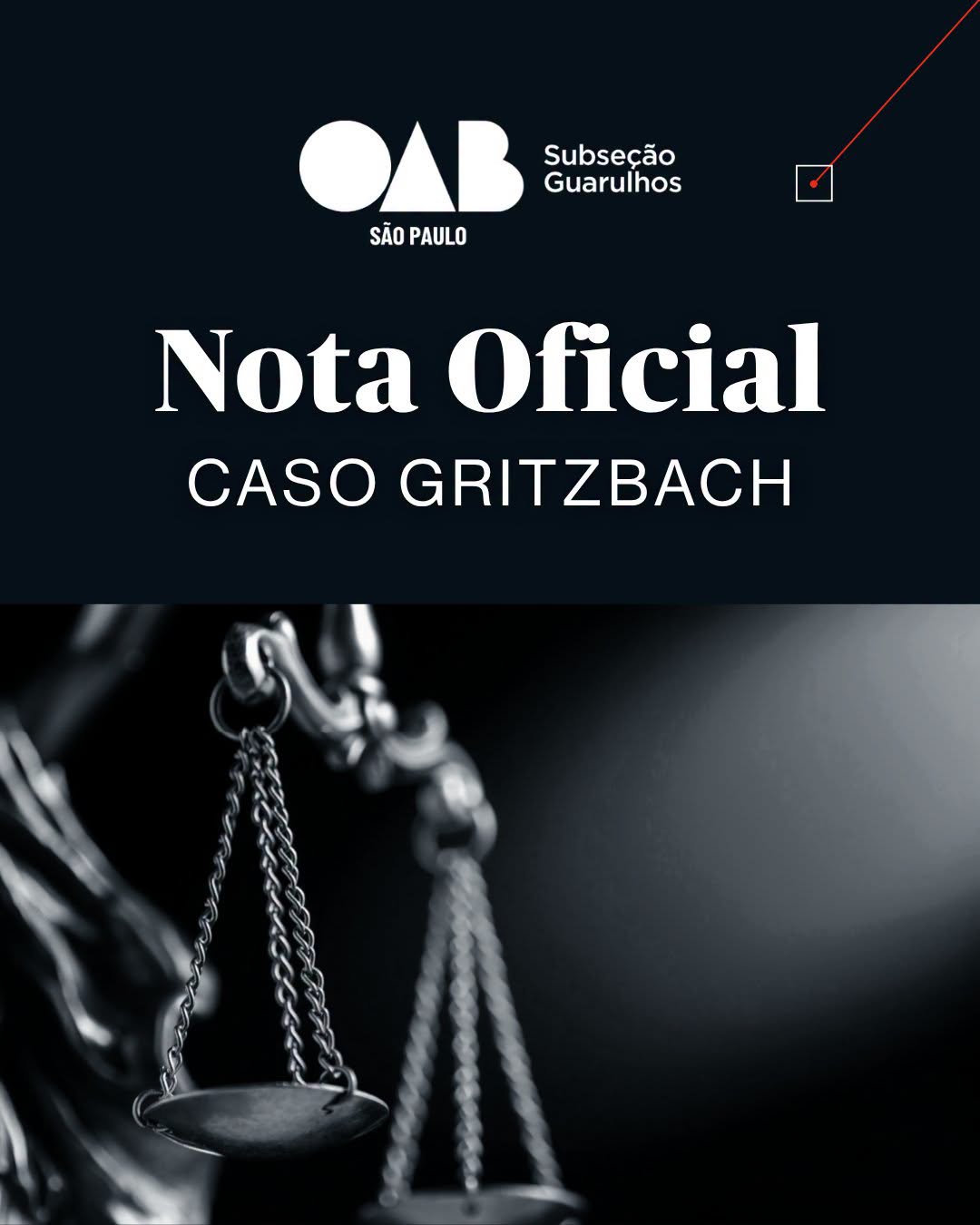 No momento, você está visualizando Nota Oficial Caso Gritzbach