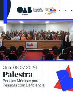Leia mais sobre o artigo Palestra Perícias Médicas para Pessoas com Deficiência