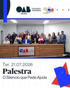 Leia mais sobre o artigo Evento “O Silêncio que Pede Ajuda — Um Olhar para Quem Cuida”