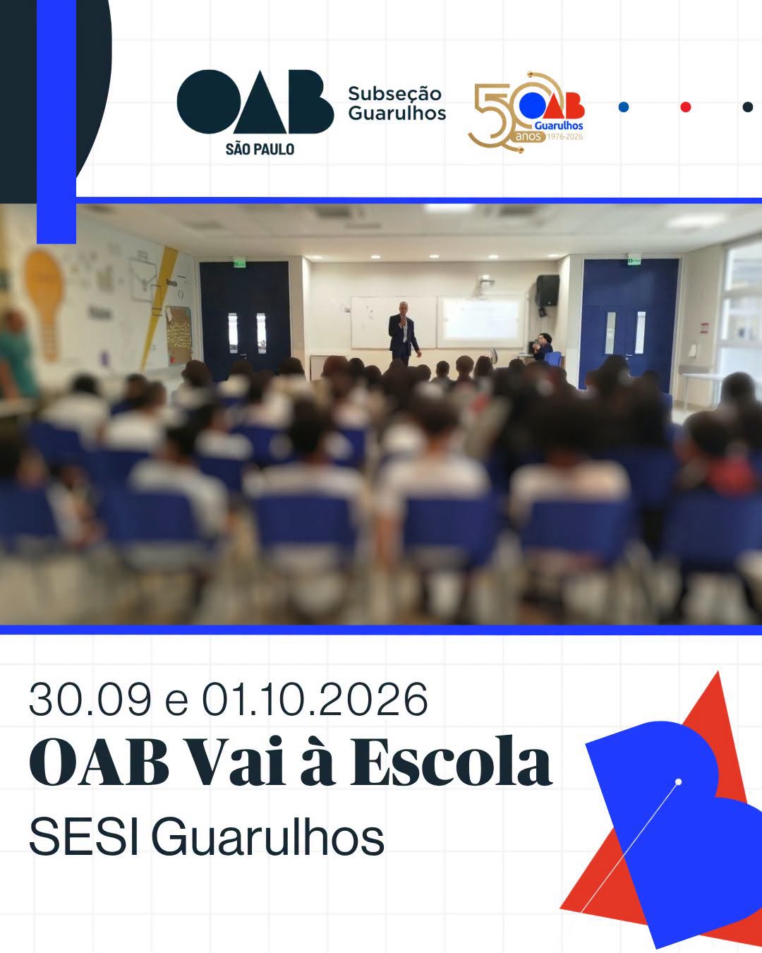 No momento, você está visualizando OAB vai à escola SESI Guarulhos