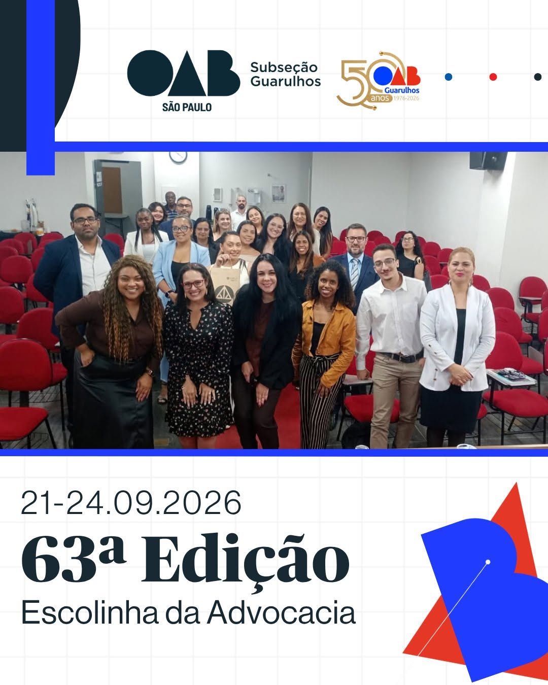 No momento, você está visualizando 63º edição Escolinha da Advocacia