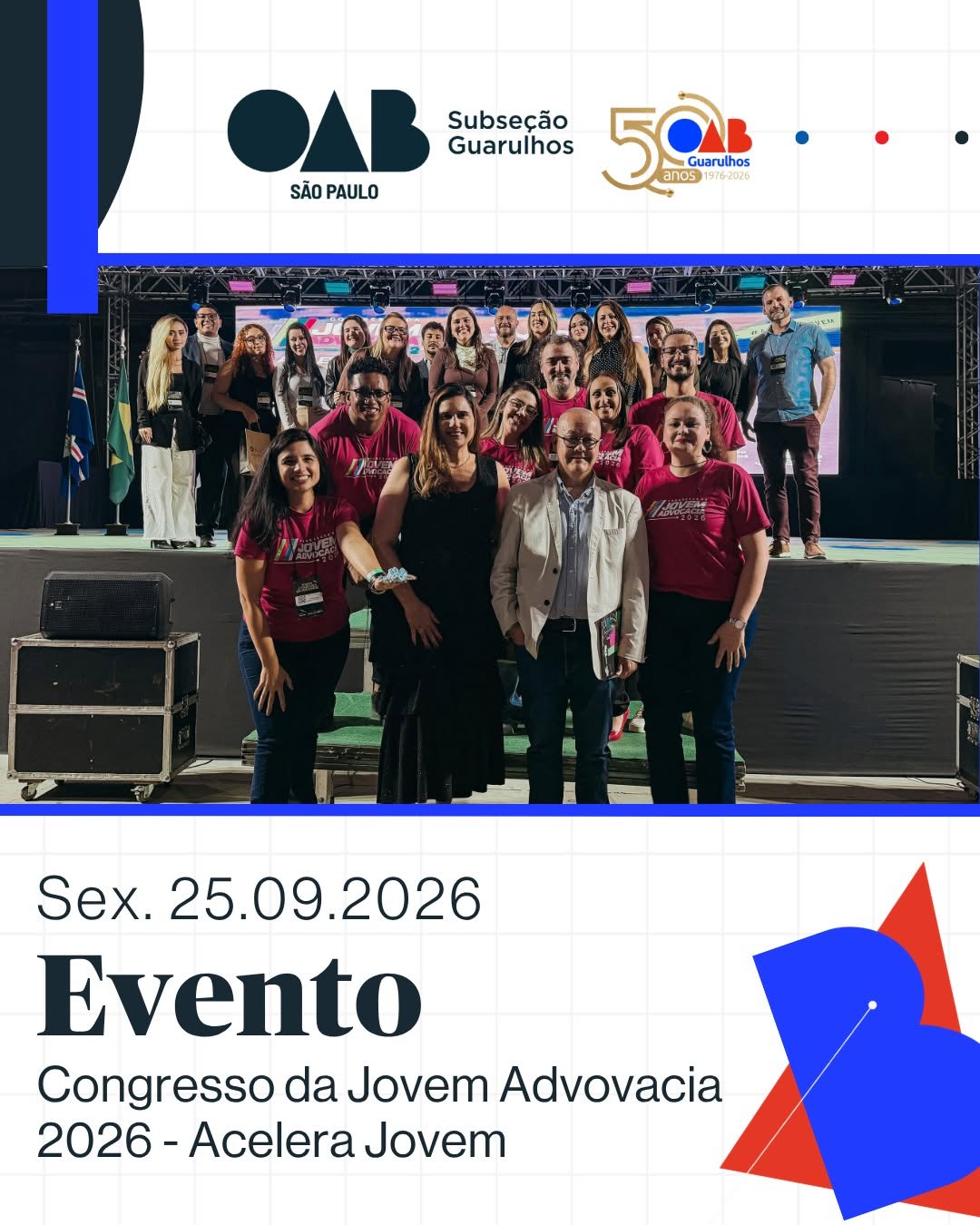 No momento, você está visualizando Congresso da Jovem Advocacia 2026 – Acelera Jovem