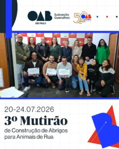 Leia mais sobre o artigo 3º Mutirão de Construção de Abrigos para Animais de Rua
