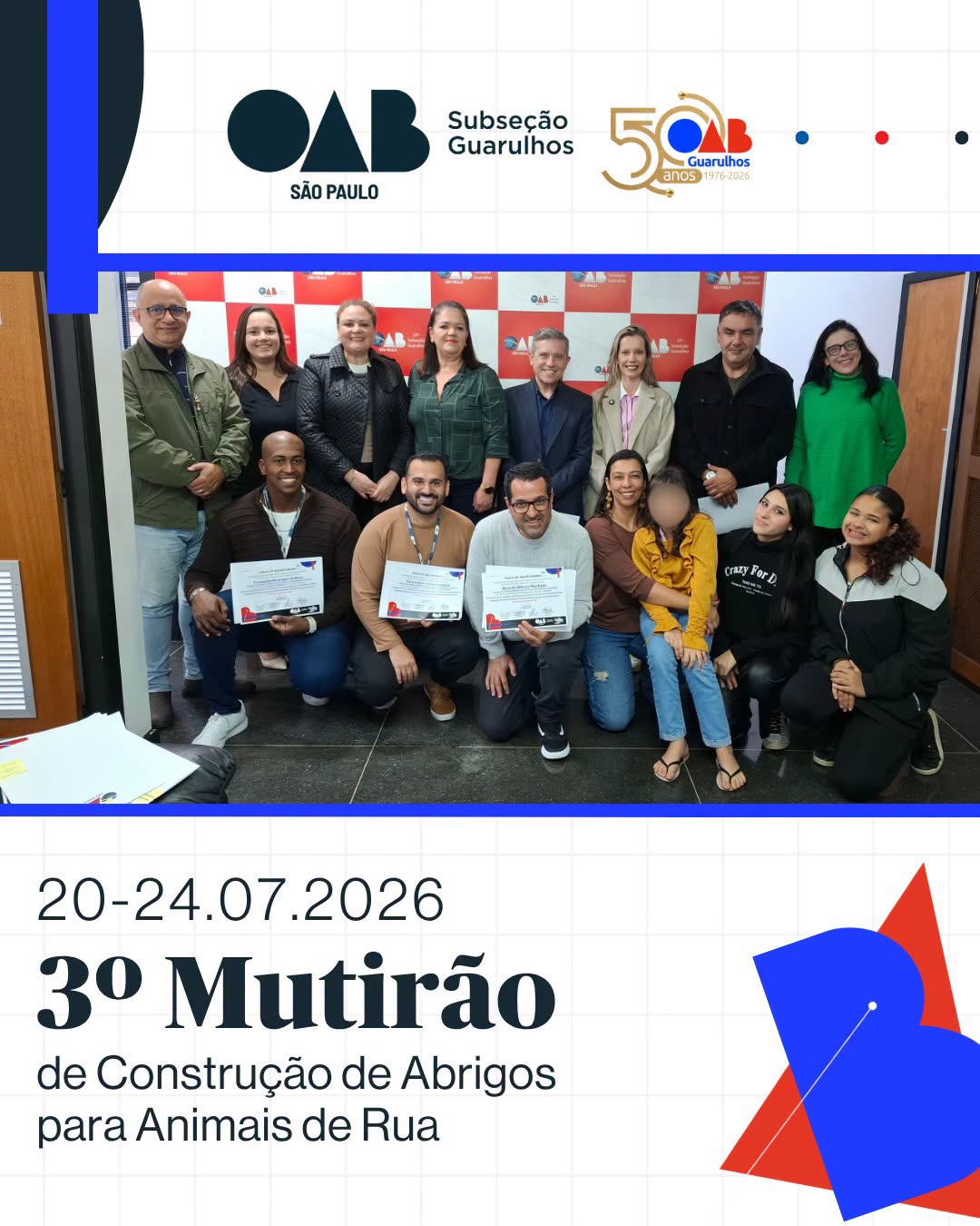No momento, você está visualizando 3º Mutirão de Construção de Abrigos para Animais de Rua