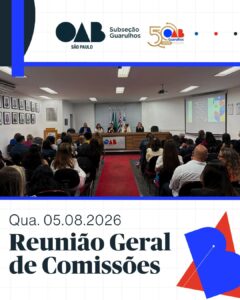 Leia mais sobre o artigo Reunião Geral de Comissões