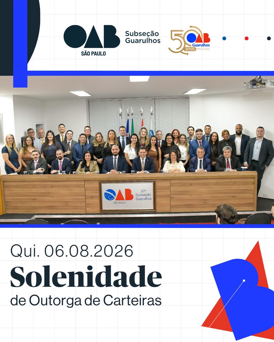 No momento, você está visualizando Solenidade de Outorga de Carteiras – 06/08/2026