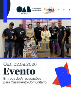 Leia mais sobre o artigo Entrega de Arrecadações Casamento Comunitário