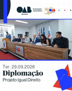 Leia mais sobre o artigo Diplomação Projeto Igual Direito